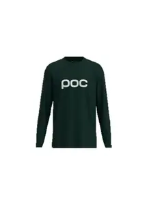 Футболка с длинным рукавом POC L/S Tee, зеленая, размер M