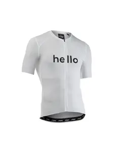 NORTHWAVE Blade Hello Goodbye Short Sleeve Cycling Jersey, White, Size L