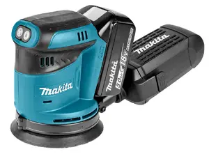 Аккумуляторная эксцентриковая шлифмашина Makita DBO180RTJ, 18В, 11000 об/мин