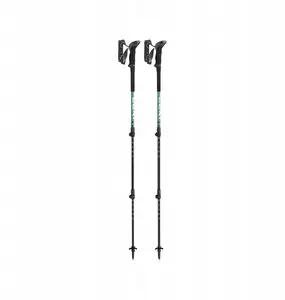 Leki Makalu Lite Trekking Poles, Adjustable 100-135 cm, Malachite Green/White