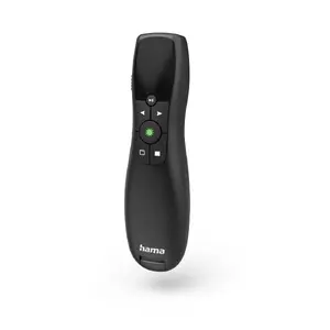 Hama Greenlight-Pointer 4 Wireless Laser Pointer, 550 nm, 20 m, Black