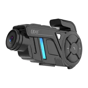 EJEAS K1Pro Motorcycle Intercom with Integrated Video Recorder