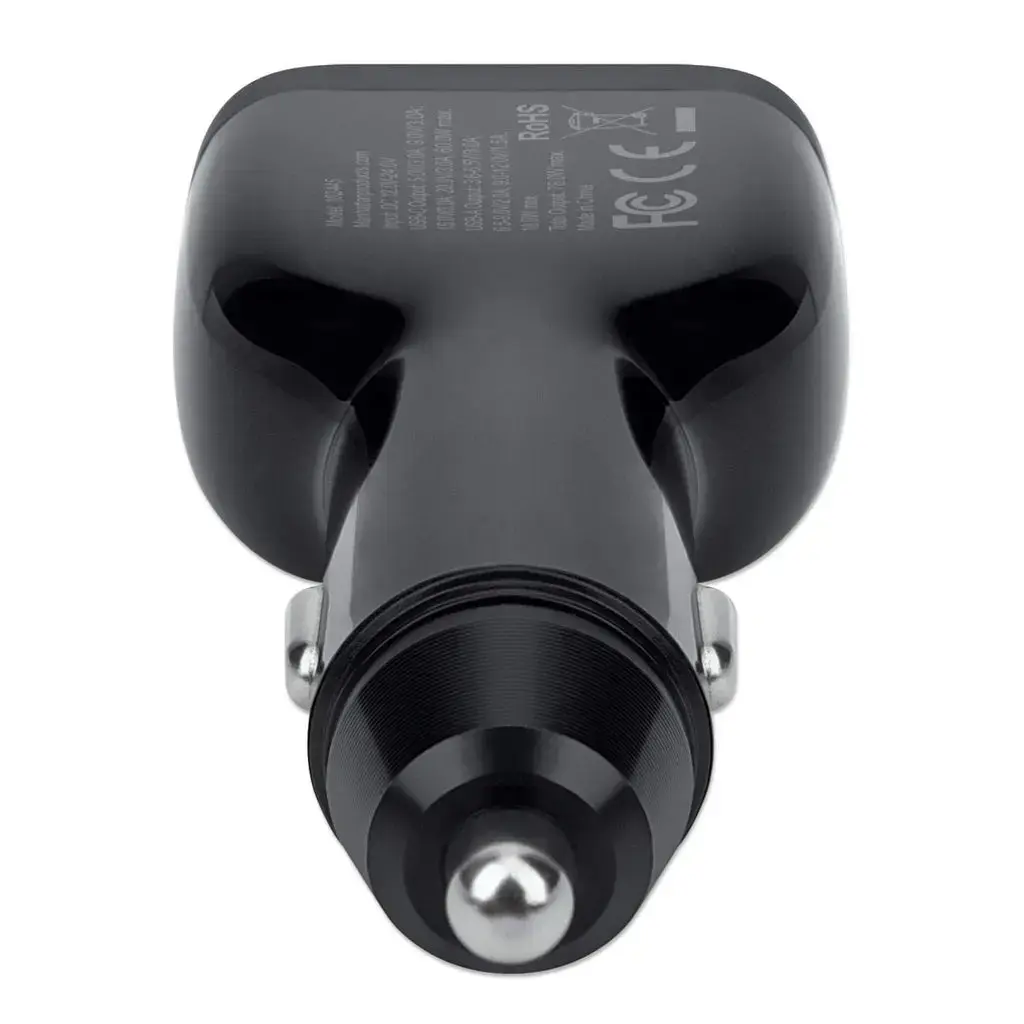 Manhattan automašīnas lādētājs USB-C 60W un USB-A 18W Photo 4