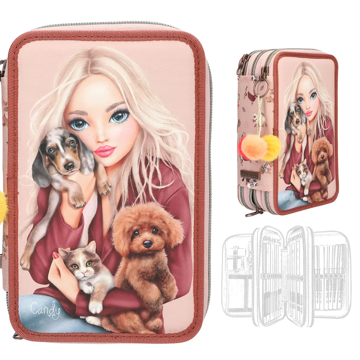 Topmodel FUR EVER FRIENDS zīmuļu penālis Photo 2