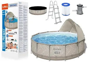 Bestway 20079 karkasa baseins ar nojumi