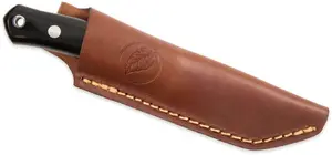 Cedrus Casström No.8 SFK Fixed Blade Knife, 14C28N Steel, Black Micarta Handle