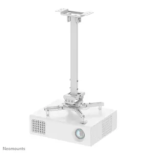 Neomounts CL25-540WH1 Full Motion Beamer Ceiling Mount, 60.5-90.5 cm, White