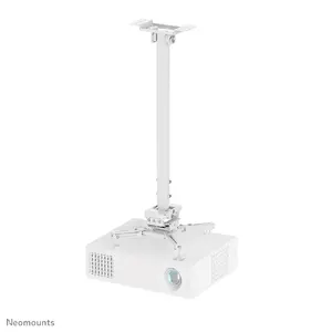 Neomounts CL25-550WH1 Full Motion Beamer Ceiling Mount, 74.5-114.5 cm, 35 kg, White