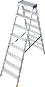 Krause Dopplo Double-Sided Aluminum Stepladder 8 Steps