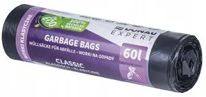 Kuchcik DONAU EXPERT Waste Bags, 60l, LDPE, Black, 10 pieces