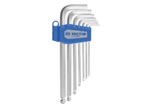 King Tony 20107MR01 L-Type Hex Key Set, 7 Pieces