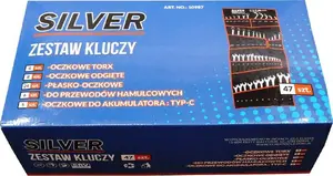 Silver 47-Piece Specialist Wrench Set