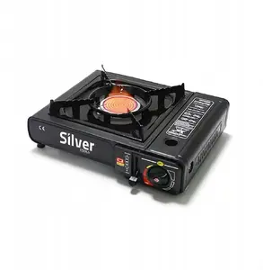 Silver Portable Ceramic Gas Stove