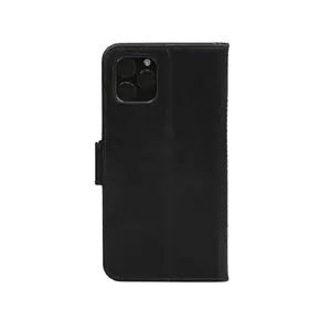 dbramante1928 Copenhagen Plus Wallet Case for iPhone 11 Pro, Leather, Black