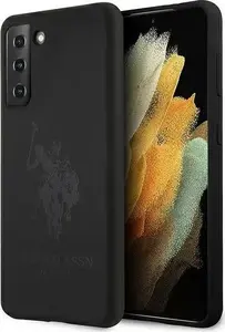Чехол U.S. Polo Silicone On Tone для Samsung Galaxy S21+ G996, черный