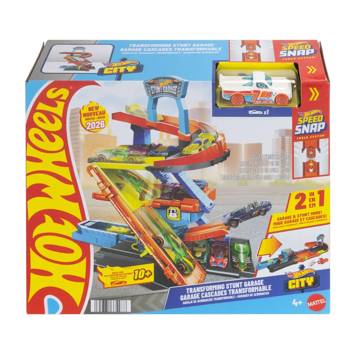 Игровой набор Hot Wheels City Transforming Stunt Garage Photo 6