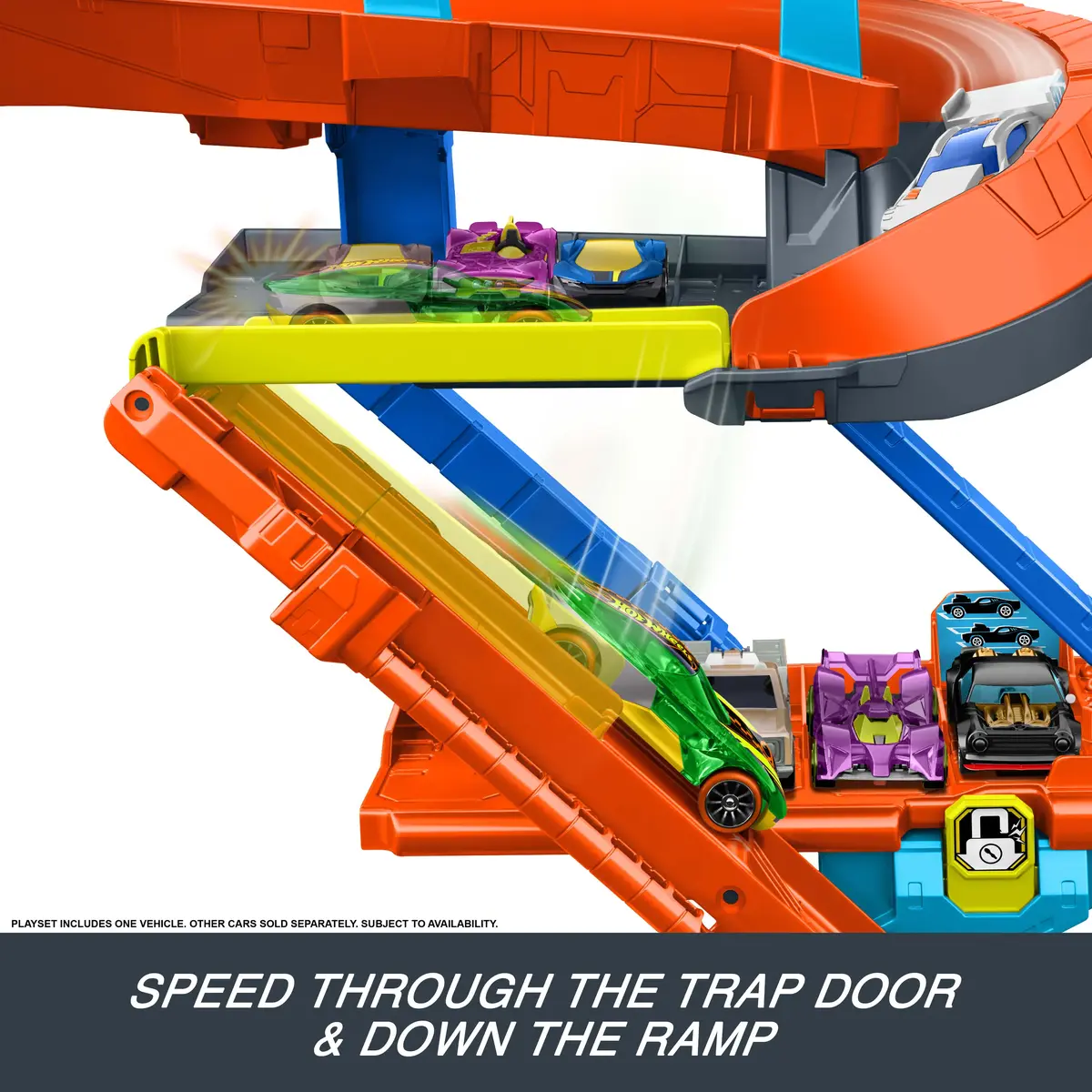 Игровой набор Hot Wheels City Transforming Stunt Garage Photo 9