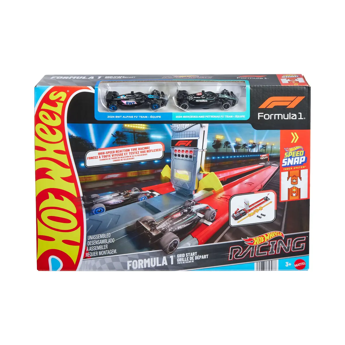 Игровой набор Hot Wheels City Racing Formula 1 Grid Start Photo 6