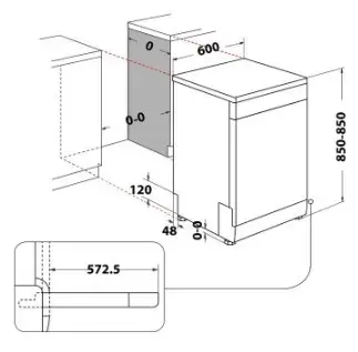 Посудомоечная машина Whirlpool W2F HD624 X Photo 4