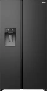 Hisense RS5P528STFE Side-by-Side Refrigerator Freestanding 528 L Black American Door No Frost E Energy Class