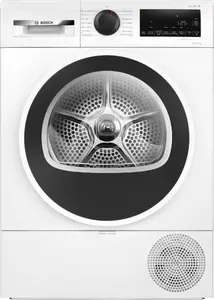 Bosch Serie 6 WQG241001 Freestanding Heat Pump Tumble Dryer, 9 kg, White