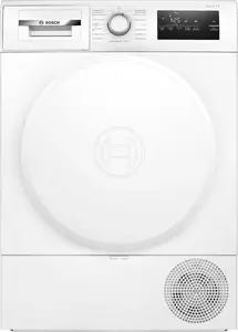 Bosch Serie 4 WTH83V04 Freestanding Condensation Tumble Dryer, 8 kg, White