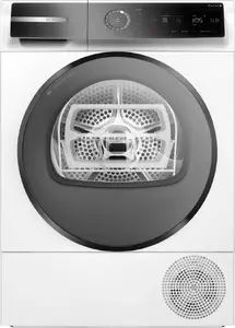 Bosch Serie 8 WQB246DLSN Freestanding Heat Pump Tumble Dryer, 9 kg, White