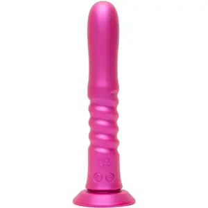 ROMP Jiggle Thrusting Vibrator with Suction Cup, Cosmic Pink