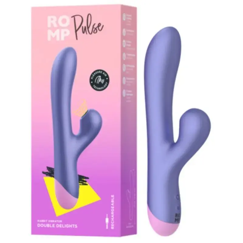 Клиторальный стимулятор ROMP Pulse - синий Photo 11