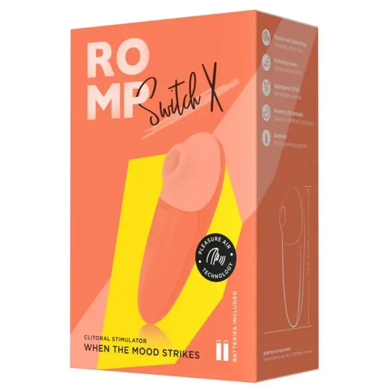 ROMP Switch X klitora stimulators - oranžs Photo 4