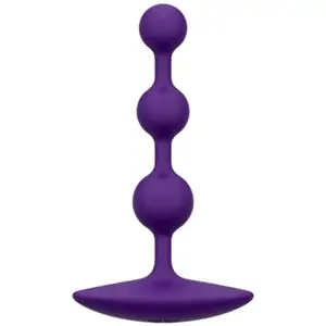 ROMP Amp Flexible Silicone Anal Beads 12.5 cm Purple