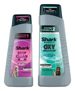 Sharkclean XSKCMBND250EUT Carpet Cleaner and Deodorizer Liquid for Carpets, Rugs, and Upholstery