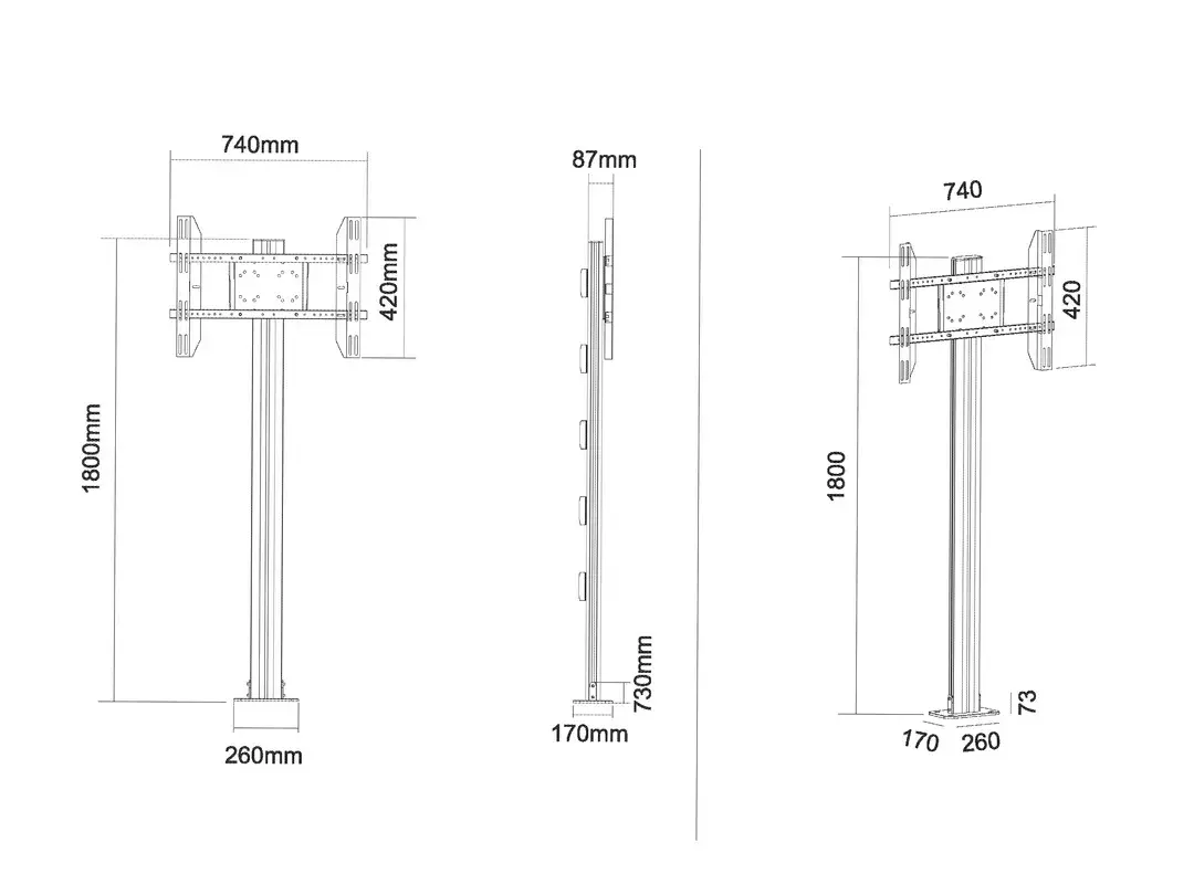 Statīvs MULTIBRACKETS M Display Stand 180 Single Photo 17