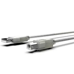 Inca IPR-01 USB 2.0 Printer Cable, USB-A to USB-B, 1.5m, Transparent