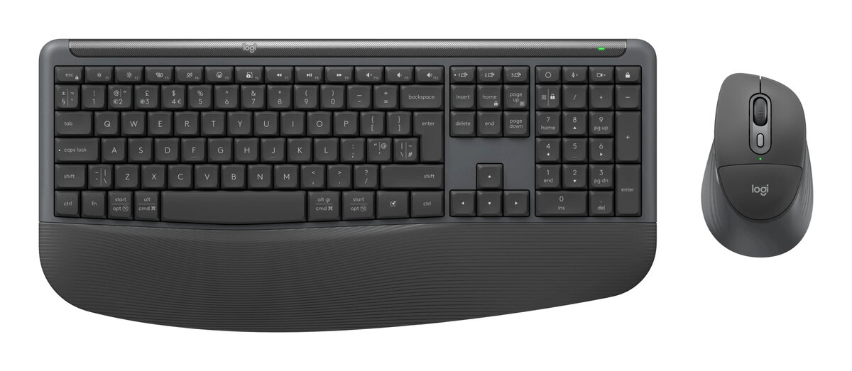 Bezvadu tastatūras un peles komplekts Logitech