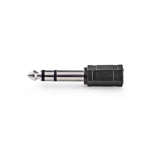 Nedis CAGB23930BK Audio Adapter 6.35 mm Male to 3.5 mm Female Nickel Plated Black