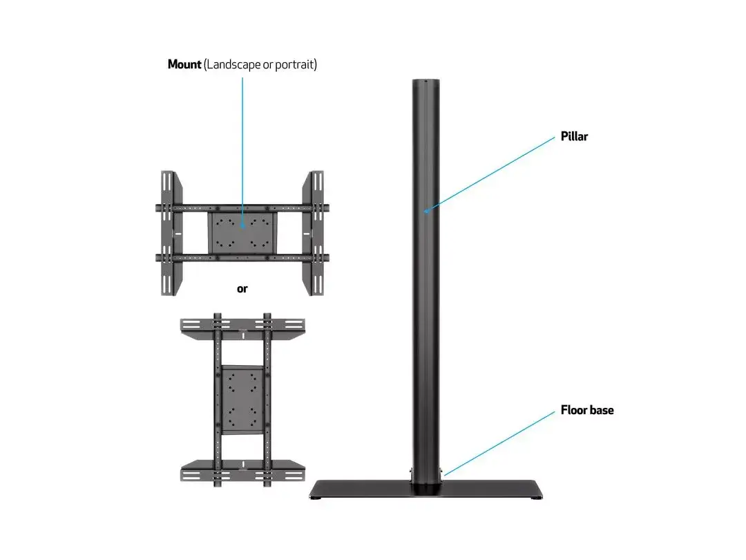 Multibrackets M 180 Single Black displeja statīvs Photo 8
