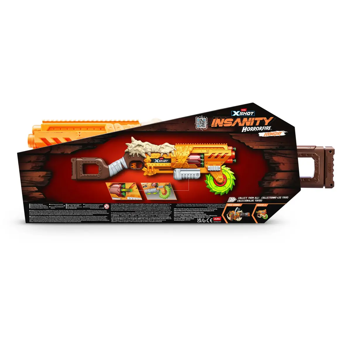 Zuru XSHOT Insanity HorrorFire Doomsday rotaļu blasteris Photo 4