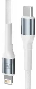 Кабель 3MK Hyper Cable N-SERIES USB-C на Lightning 1м, PD 3.0, 27W, белый