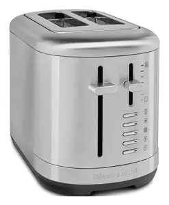 KitchenAid 5KMT2109ESX 2-Slice Toaster, 980 W, Black and Stainless Steel