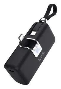 Trust Mobile Pacto Power Bank 5000 mAh Lithium-Ion Black
