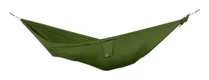 Ticket To The Moon Travel Hammock Compact divvietīgs piekaramais šūpuļtīkls, zaļš