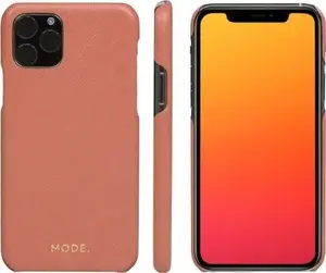d.brand London Leather Case for iPhone 11 Pro Max, Rusty Rose