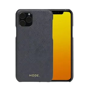 dbramante1928 London Leather Case for iPhone 11 Pro Max, Night Black