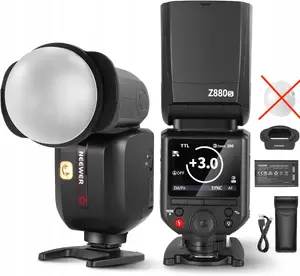 Neewer Z880-S kameras zibspuldze ar litija akumulatoru