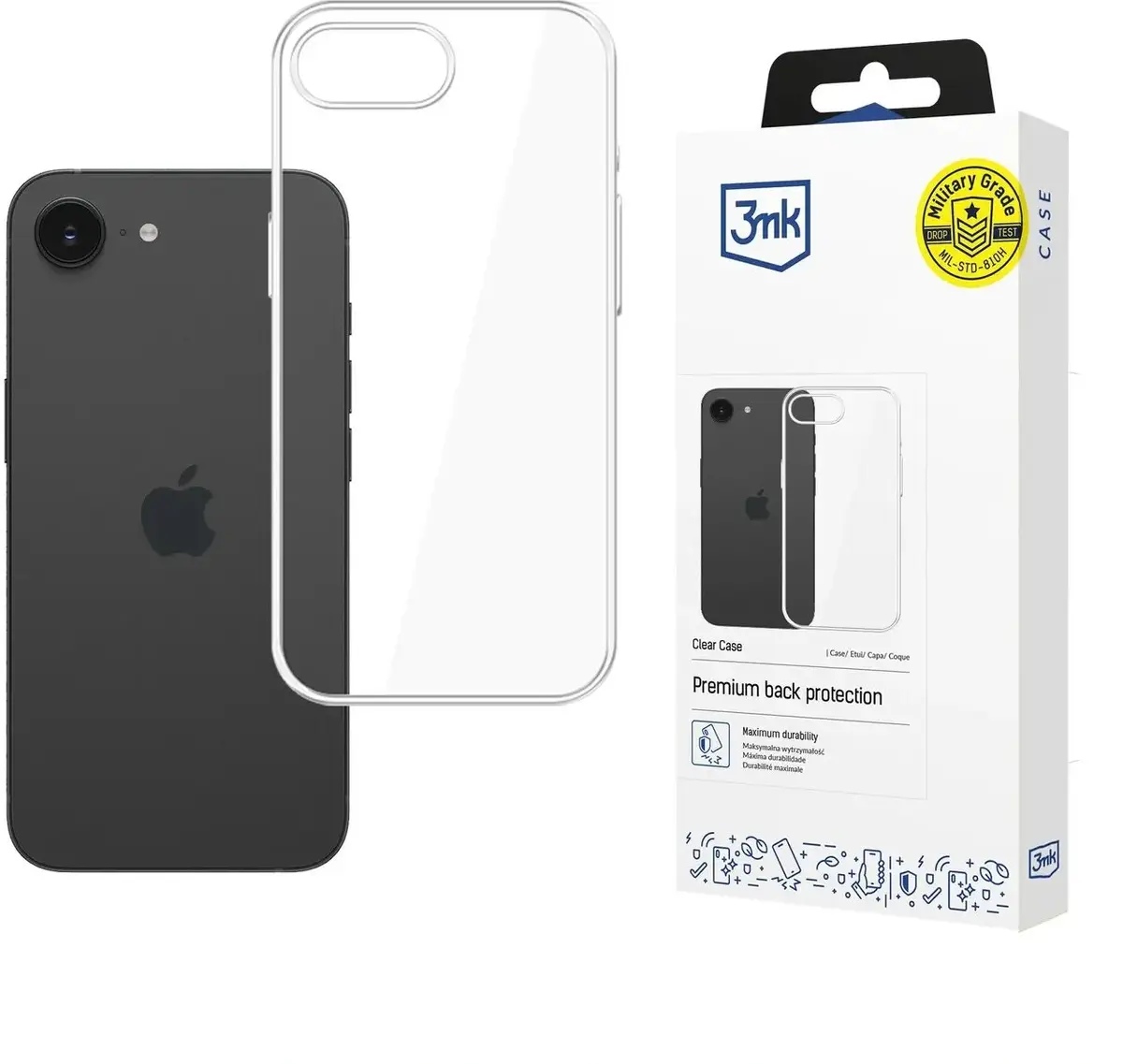 3MK caurspīdīgs vāciņš Apple iPhone 16E