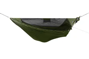 Ticket To The Moon PRO HAMMOCK piekaramais šūpuļtīkls 1 personai, neilons, tumši zaļš