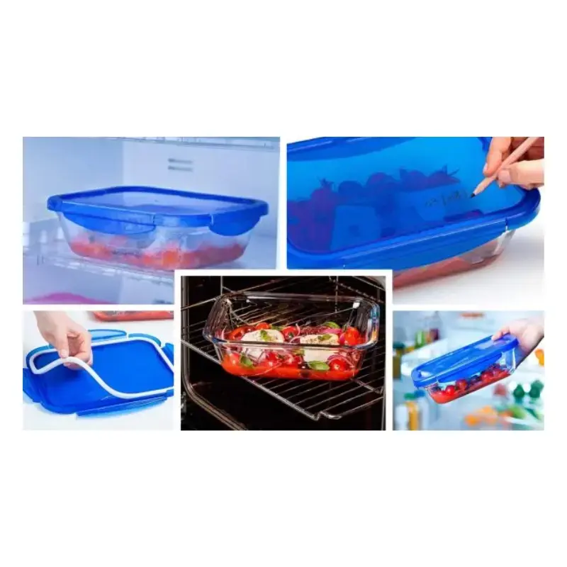 Набор стеклянных контейнеров Pyrex Cook&Go 2 шт Photo 3