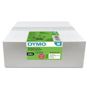 Dymo LabelWriter Multi-Purpose Labels 32mm x 57mm, 24,000 Count