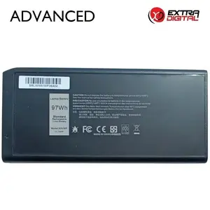 Extra Digital Notebook Battery for DELL X8VWF, 97Wh